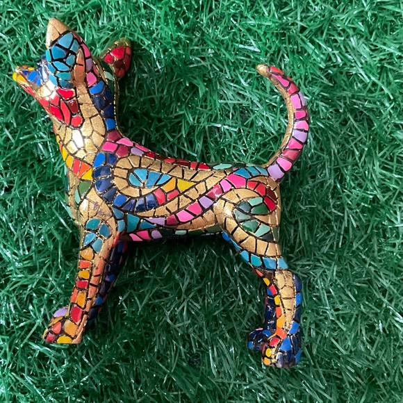 NWOT Barcino Carnival Chihuahua Figurine Resin Ceramic Hand Painted - Picture 2 of 6